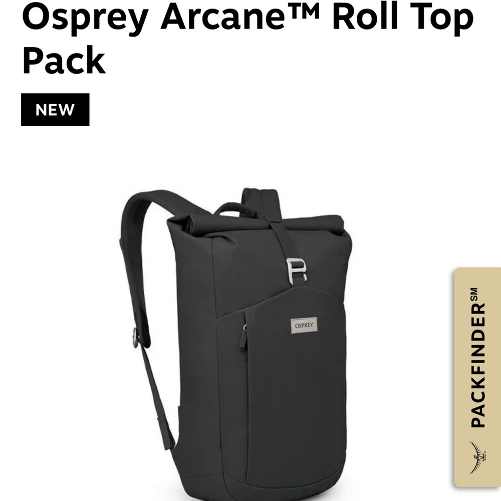 Ospray Arcane Roll Top Pack - NEW NEVER USED